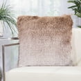 thumbnail image 3 of Nourison Illusion Shag Decorative Throw Pillow, 20" x 20", Blue Silver, 3 of 8