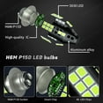 thumbnail image 3 of For Yamaha YFZ450 YFZ 450 2004-2016 2017 2018 LED Headlights Bulb,P15D H6M,8000K Ice Blue,Pack of 2, 3 of 11