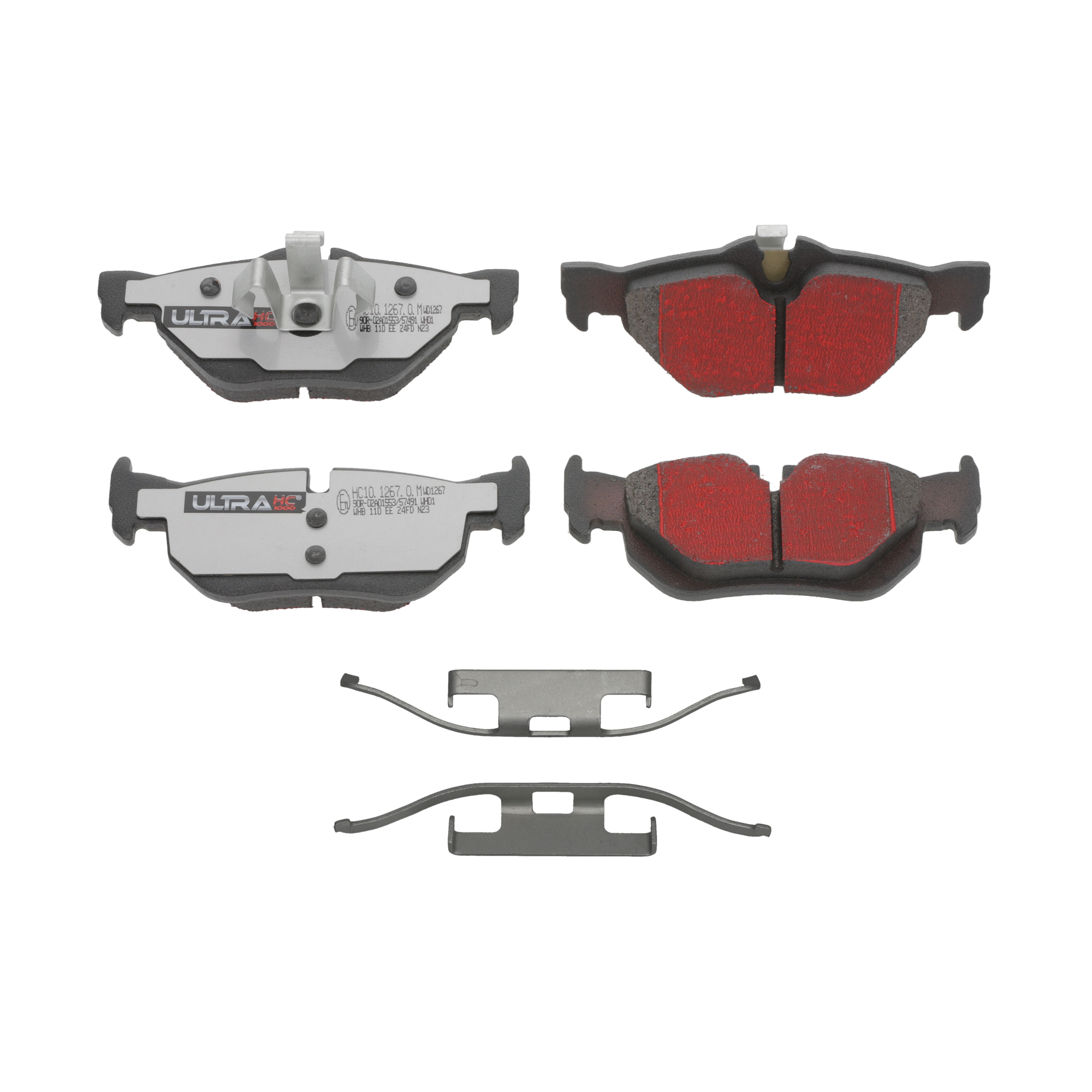 Ultra HC 1000 Brake Pad Set, Rear HC10.1267.0.M, BMW 328i 2013-2007