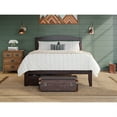 thumbnail image 5 of Warren, Solid Wood Platform Bed with Storage Drawers (Set of 2), Queen, Espresso, 5 of 5
