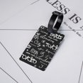 thumbnail image 5 of Luggage Tags for Suitcases, Travel The World Leather Bag Luggage Tags ID Label Tags Privacy Protection Travel Bag Labels, 5 of 6