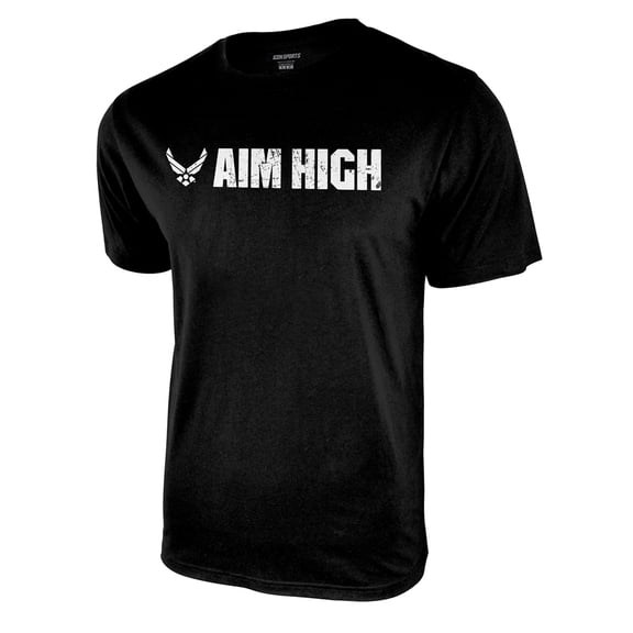 Icon Sports United States Air Force Aim High T-Shirt Black