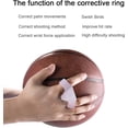 thumbnail image 3 of ZOUSSIQI Basketball Shooting Aid, 2.1cm Diameter Basketball 3 Point Shooting Trainer Finger Training Aid Equipment Shoot Lock for Improving Shot and Form(L-Transparent for Height Over CA919-60146, 3 of 8