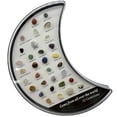 thumbnail image 2 of Heliisoer 32 Types Of Minerals Specimens Natural Crystal Agate Gemstones Shaped Set, 2 of 3
