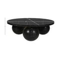 thumbnail image 3 of Meridian Furniture Spherical Black Marble Coffee Table, 3 of 8