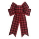 thumbnail image 2 of Seyotauo Small Christmas Bows Red and Black Buffalo Plaid Bows Xmas Hanging Ribbon Bows for Christmas Tree Home Decor, 8.2 x 12.5 Inches, 2 of 4