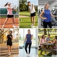 thumbnail image 7 of Rosvigor Women Tank Tops Loose Fit Sleeveless Shirt V Neck Polo Shirts Summer Collard Tops, 7 of 7