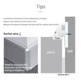 thumbnail image 4 of Dispositivo Anticaída De Muebles De Plástico Instalación Sin Perforaciones Hebilla Anticaída Kit De Muebles Anticaída Gabinete De Seguridad Para Bebés Herramienta Anticaída Advancent BA000520-00, 4 of 7