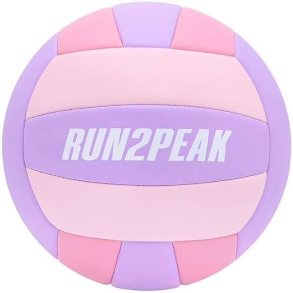 Voleibol RUN2PEAK, talla 5, poliuretano, suave al tacto, 21 cm