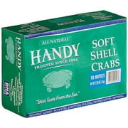 Handy Soft Shell Wild Caught Crab, 2.1 Ounce - 18 count per pack -- 72 packs per case.