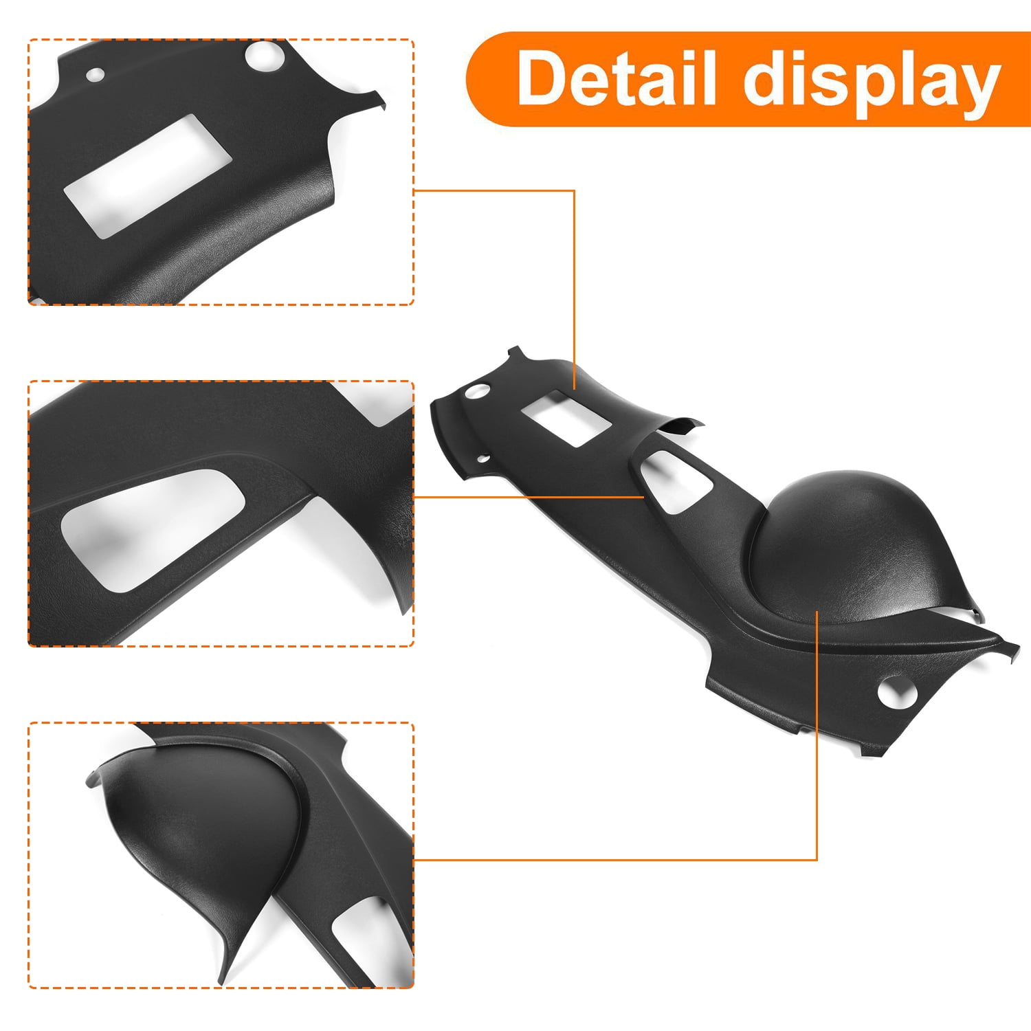 Kojem Dash Board Cover Cap Bezel Trim Overlay Black for 04 05 06 07 08 Acura TL