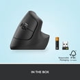thumbnail image 4 of Logitech Lift Vertical Ergonomic Mouse  - Graphite, 4 of 8