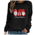 thumbnail image 1 of Sudaderas de Cuello Redondo de Navidad Para Mujer Blusa de Manga Larga Estampada Informal de Moda Odeerbi ODB209338, 1 of 5