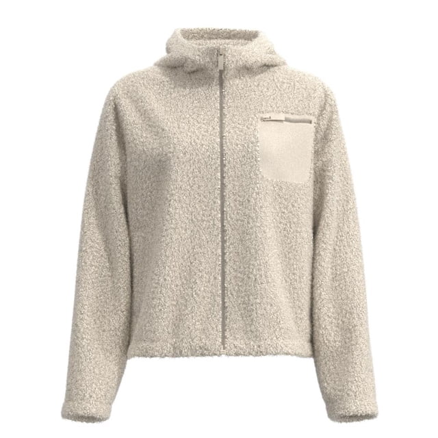 Chamarra Simply Basic Para mujer, con cremallera, Crema, Talla G