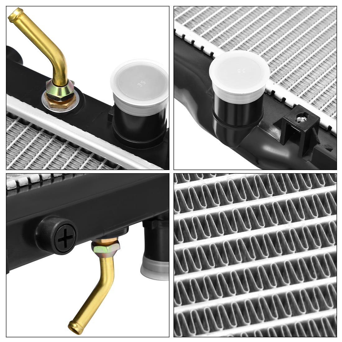 RVNI Radiator 2585 Compatible with 2003 2004 2005 2006 Kia Sorento EX LX 3.5L V6