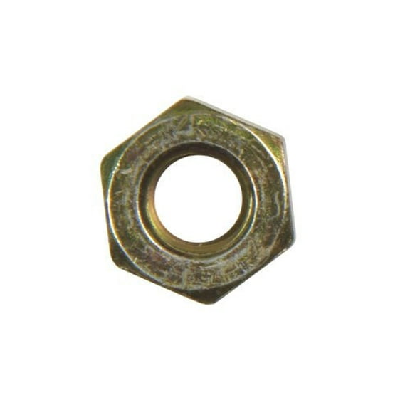Hillman Hex Nut 1/4 " Zinc Dichromate Grade 8 Box 100