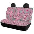 thumbnail image 2 of Pzuqiu Tropical Floral Washable Car Front & Rear Seat Covers, Easy to Install Lightweight Fit for most Cars, 2 of 10