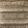 thumbnail image 4 of Ox Bay Neutral Geometric Fringe Indoor/Outdoor Pillow, 4 of 7
