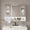White + L-shaped LED, variant on Wohh Medicine Cabinet Mirror with Anti-Fog, 39" Aluminum Bathroom Storage Cabinet LED , 3-Door Mirrored Cabinet with Adjustable Brightness, Multi-Level Storage Compartments