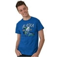 thumbnail image 4 of Alaska AK Last Frontier Smurfs Men's Graphic T Shirt Tees Brisco Brands M, 4 of 5