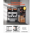 thumbnail image 3 of VEVOR Storage Shelves 4 Tier Adjustable Heavy Duty Garage Shelving Units 2400 lbs, 3 of 9