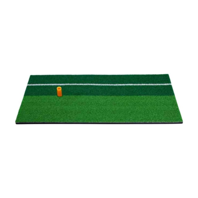 Siruishop Tapis de Golf Multifonction Simulation Gazon Pratique Tapis Améliore la Précision Ligne Blanche