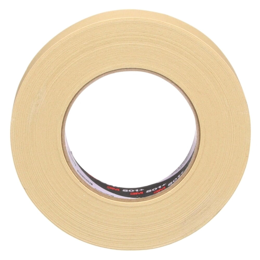 Painter's Tape, 24 mm W x 55 m L, 7.3 mil Thick, Tan, Rubber Adhesive, 36 PK 501+