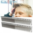 thumbnail image 1 of Peine de metal para hombres, 2 profesionales de la lata de Corte de Pelo de acero inoxidable, Peine de Peluquero de 20 x 2,8 cm Con Densos y Escasos para Salón y Uso, 1 of 7