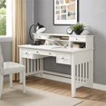 thumbnail image 2 of Crosley Adler Ordinateur de Bureau avec Clapier en Blanc, 2 of 7