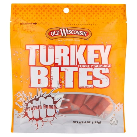 Old Wisconsin Snack Bites Turkey Bites, 4 oz