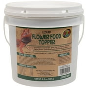 Zoo Med Lizard Flower Food Topper [Reptile Bearded Dragon Food, Reptile Iguana Food, Reptile Supplies] 8.5 oz