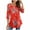 4_Red, variant on Tmtolofot 2024 Summer Basic Top for Women Roundneck Color Block Tunic Blouse Female Casual Ornamental Button Tees Shirts Womens Loose Fitted Shirt With Leggings,2_Black,Medium