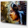 thumbnail image 2 of Design Art - Femme Indienne avec Coiffe, 2 of 3