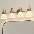 thumbnail image 6 of Farum 4-Light Bathroom Vanity Light in Champagne Bronze, 6 of 8