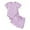 Purple, variant on HCYSFG Girls Solid Color Outfit Sets 2 Piece Ribbed Top And Drawstring Shorts Short Sleeve Crewneck Clothing Sets Matching Sets