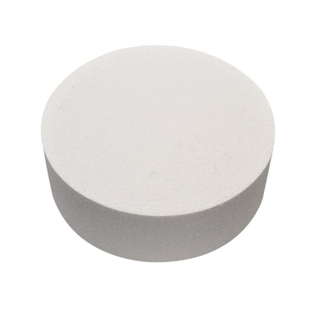 Opolski Mannequin Rond en Mousse de Styromousse 4/6/8 Pouces pour Gâteau, Décoration de Fleurs Sugarcraft, Modèle d'Entraînement