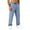 Light Blue #058, variant on Men's Casual Pants Elastic Waist Drawstring Straight Leg Lightweight Quick Dry Trousers, XL