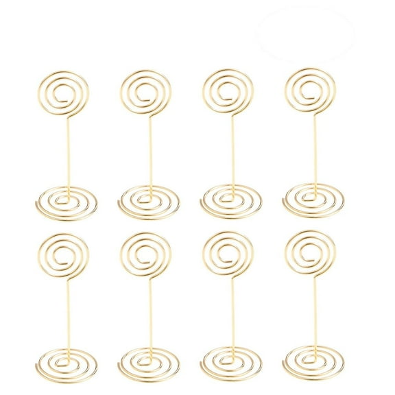 GOOHOCHY  12 Pcs Wedding Centerpieces Seat Holder Place Paper Menu Clips