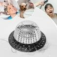 thumbnail image 7 of Shower Drain Hair Catcher/Bathtub Drain Cover/Drain Protector for Pop-Up & Regular Drains(Black), 7 of 7