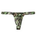 thumbnail image 5 of SGFCWSX Men's Low-Rise Printed Thong** Green XXL, 5 of 8