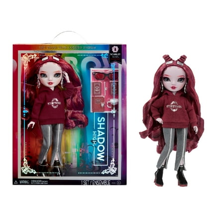 Rainbow High Shadow High Scarlett Red Fashion Doll, Fashionable Outfit & 10+ Colorful Play Accessories Kids Gift 4-12 Years & Collectors