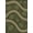 Green, Pattern 1, variant on ODIKA 4'x6' Olive Green Midcentury Modern Flowing Wave Washable Area Rug Abstract Curved Lines with Scattered Dots for Bedroom, Reading Nook, Pet Friendly & Non-Shedding
