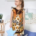 thumbnail image 4 of Balery Fall Farmhouse Pumpkins Camisón de princesa para niñas, pijama de algodón con mangas abullonadas, suave y bonito.-Small, 4 of 6
