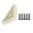Khaki, variant on Right Angle Clamp Multifunctional L Shape Bracket Heavy Duty Reinforcement Connector for Furniture Hardware Installation and Fixing 3Inch White