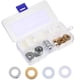 thumbnail image 2 of Speravity 120 pack/lote Kit surtido de sellos de anillos planos de instalación rápida y múltiples tamaños para un fácil ajuste Herramientas y ferretería, 2 of 6