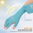 thumbnail image 3 of KastKing Sol Armis Pro UPF50+ Fishing Gloves-Quick-Dry, Full Finger & 3/4 Fingerless Sun Protection Gloves Men Women for Outdoor, 3 of 7