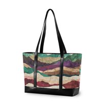 FORMRS Laptop Tote Bag for Women with 15.6" Computer Compartments Handbag, Artistic Desert Waves