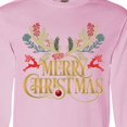 thumbnail image 4 of Inktastic Reindeer Christmas Long Sleeve T-Shirt, 4 of 5