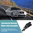 thumbnail image 3 of Engine Coolant Thermostat Housing Assembly for BMW 525i 2004-2009 17127507982 Metal Plastic Black, 3 of 7