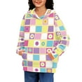 thumbnail image 2 of DISNIMO Daisy Plaid Hoodie for Girls 14-16 Pullover Hoodies for Boys Ang Girls Sweatshirts with Hood Girl Fall Sweatshirt for Kids Soft Clothes Street Wear Hoodies for Boys Long Sleeve Hoodie, 2 of 7